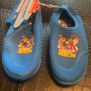 Boys aqua paw patrol shoes